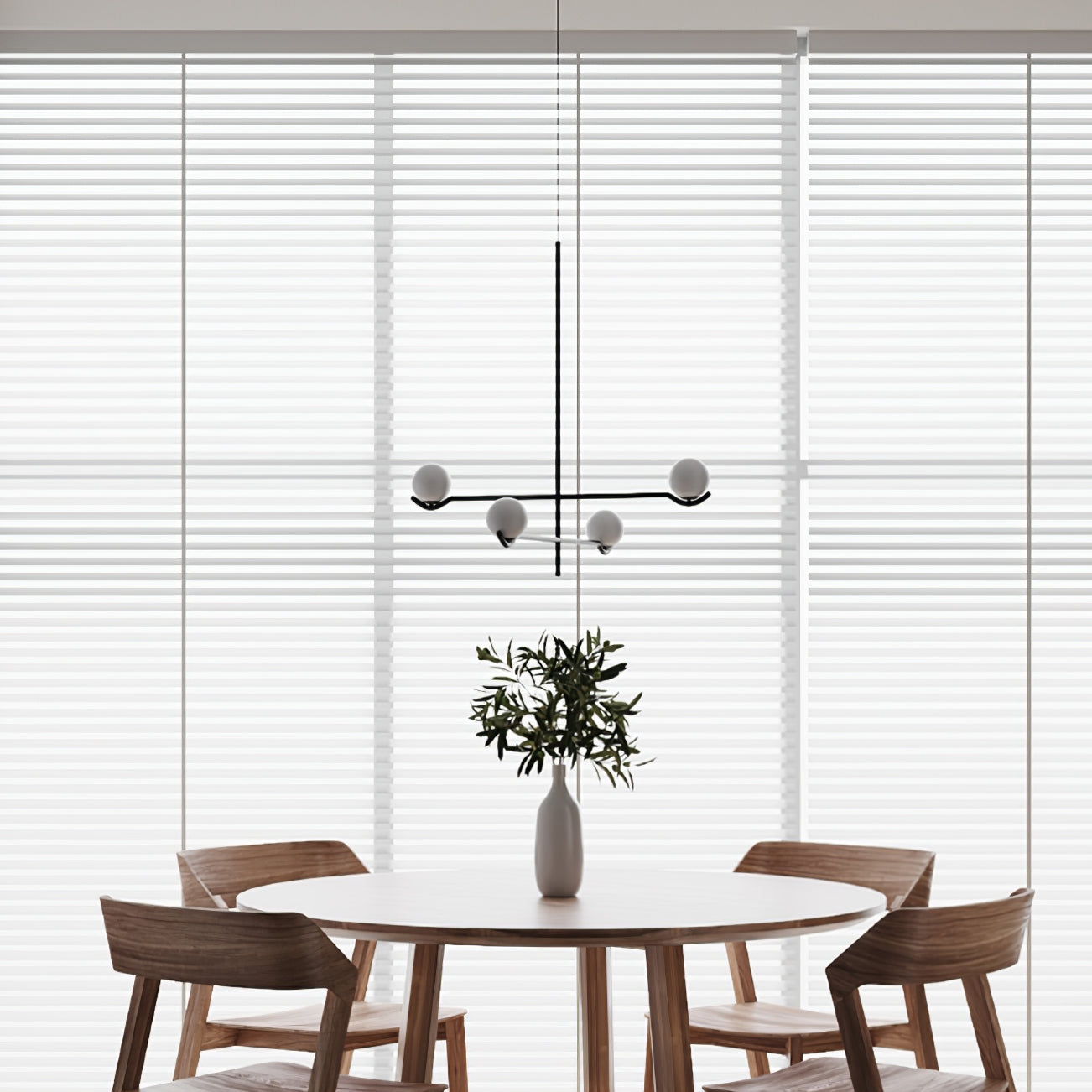 Fayno Lustre Globe Blanc - Neutralighting