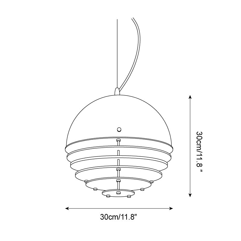 Talo Suspension Moderne en Acrylique - Neutralighting