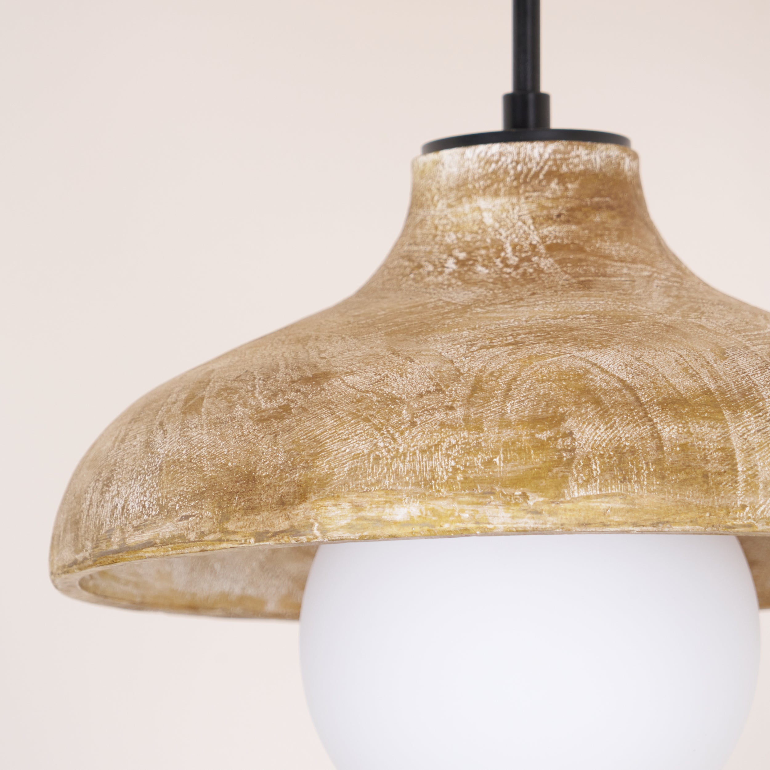 Culirir Modern Minimalist Resin Glass Pendant Lamp - Lamp Copper