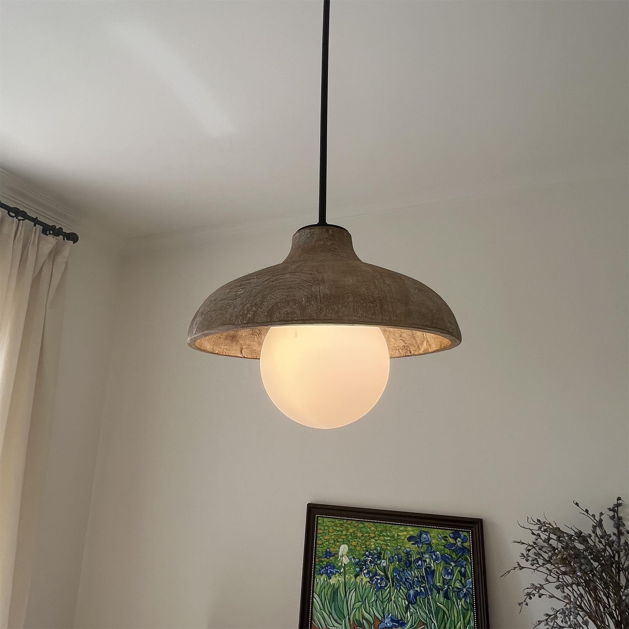 Culirir Modern Minimalist Resin Glass Pendant Lamp - Lamp Copper
