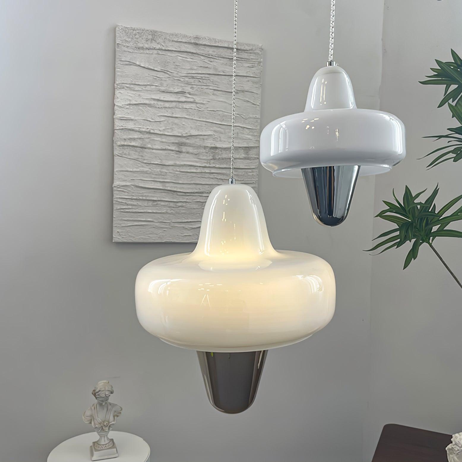 Nuvia Lampe Pendante en Verre Minimaliste - Neutralighting