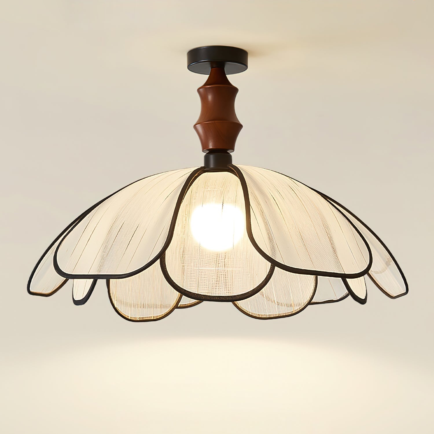 Swanpetal Plafonnier en Bois Minimaliste - Neutralighting