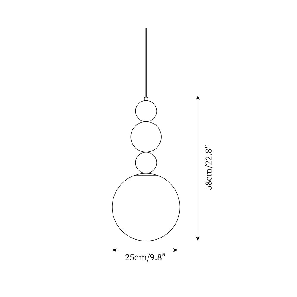 Candy Suspension Boule Ronde - Neutralighting