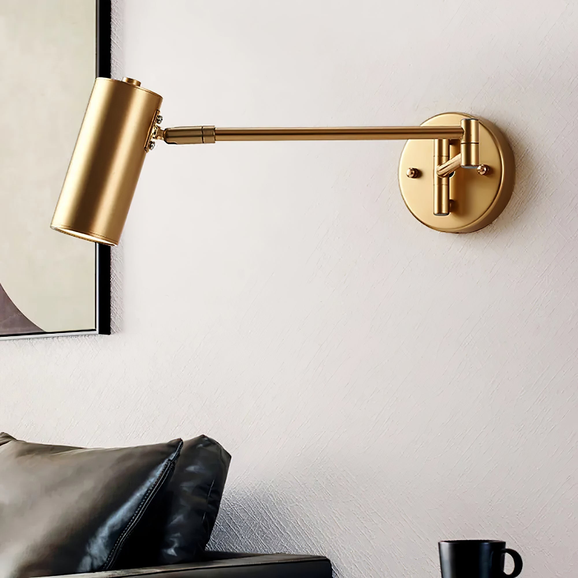 Lustra Applique Murale Laiton Bras Pivotant Réglable - Neutralighting