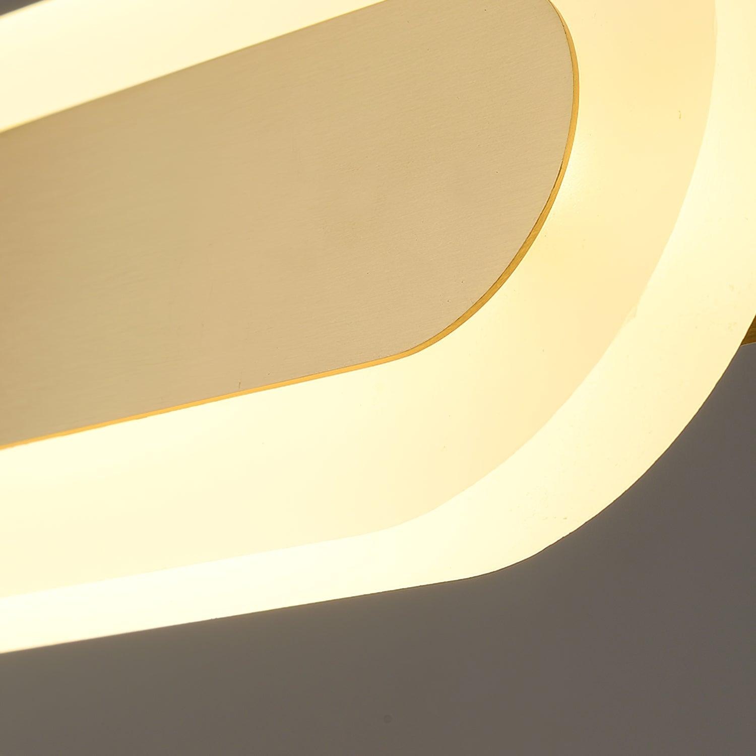 Lustra Chandelier Anneau Géométrique en Laiton - Neutralighting