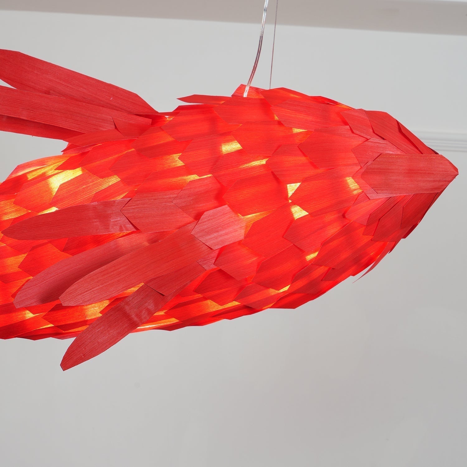 Orshair Individual Creativity Metal Wood Chandelier - Lamp Copper