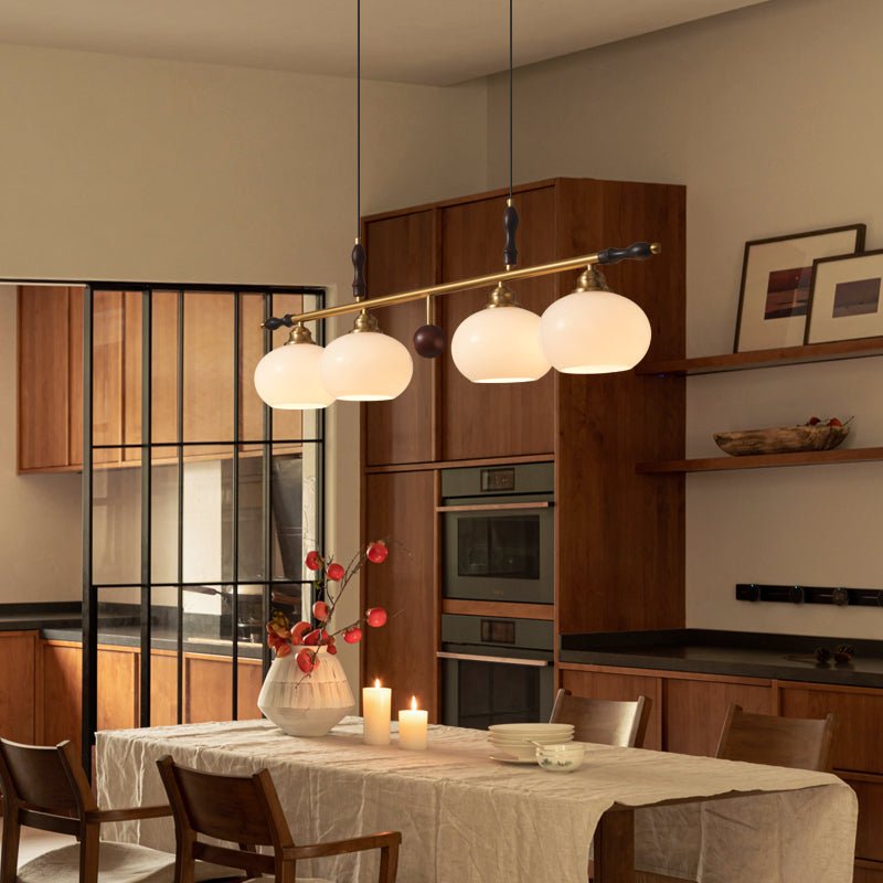 Sylvara Lampe Pendante en Bois et Verre Premium - Neutralighting