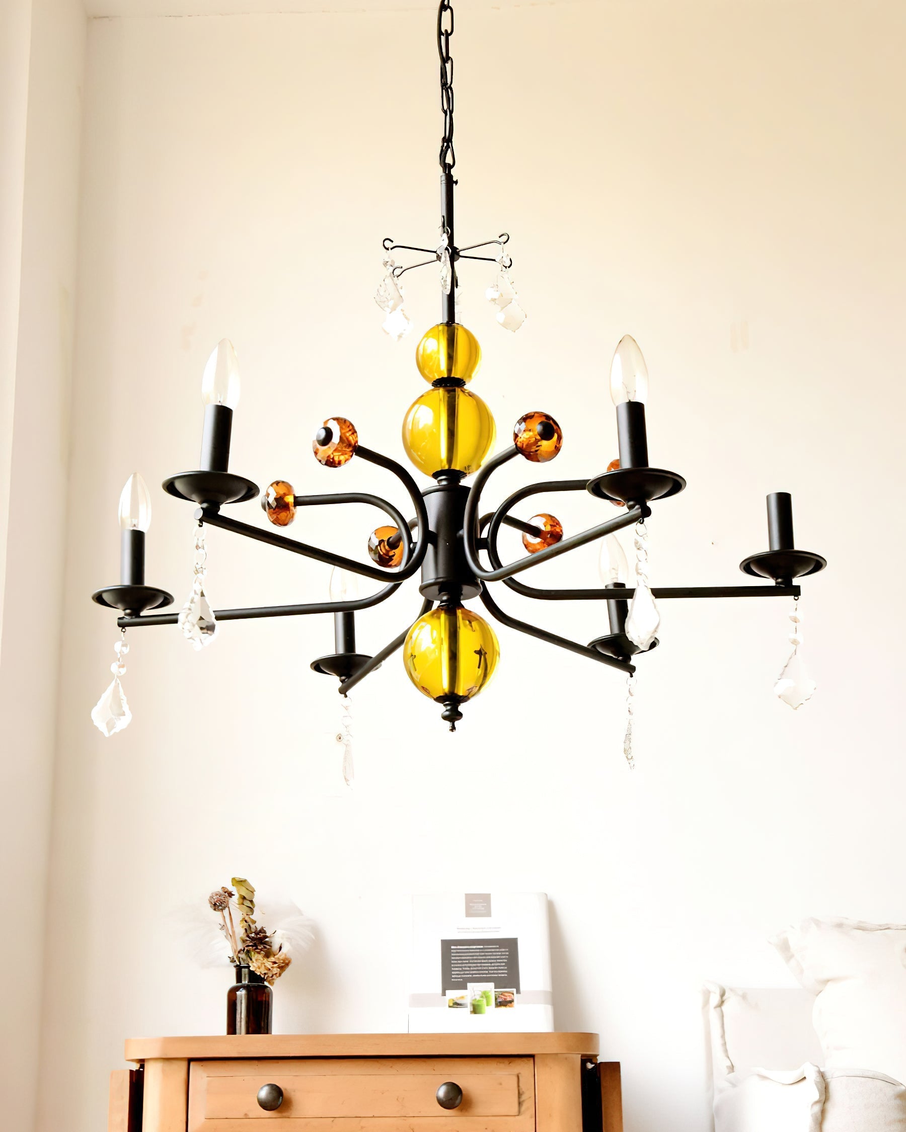 Candelabra Lustre Vintage en Métal - Neutralighting