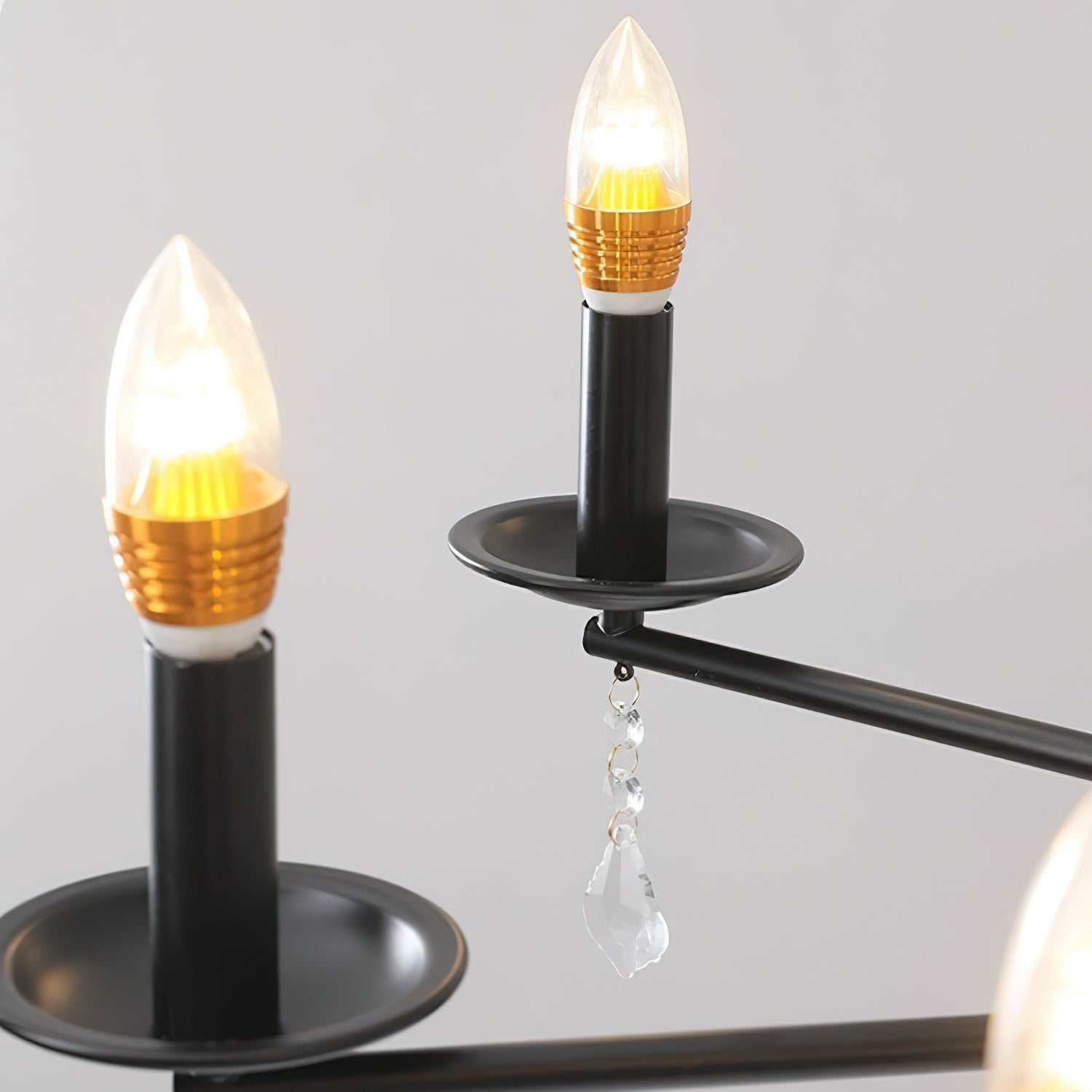 Candelabra Lustre Vintage en Métal - Neutralighting
