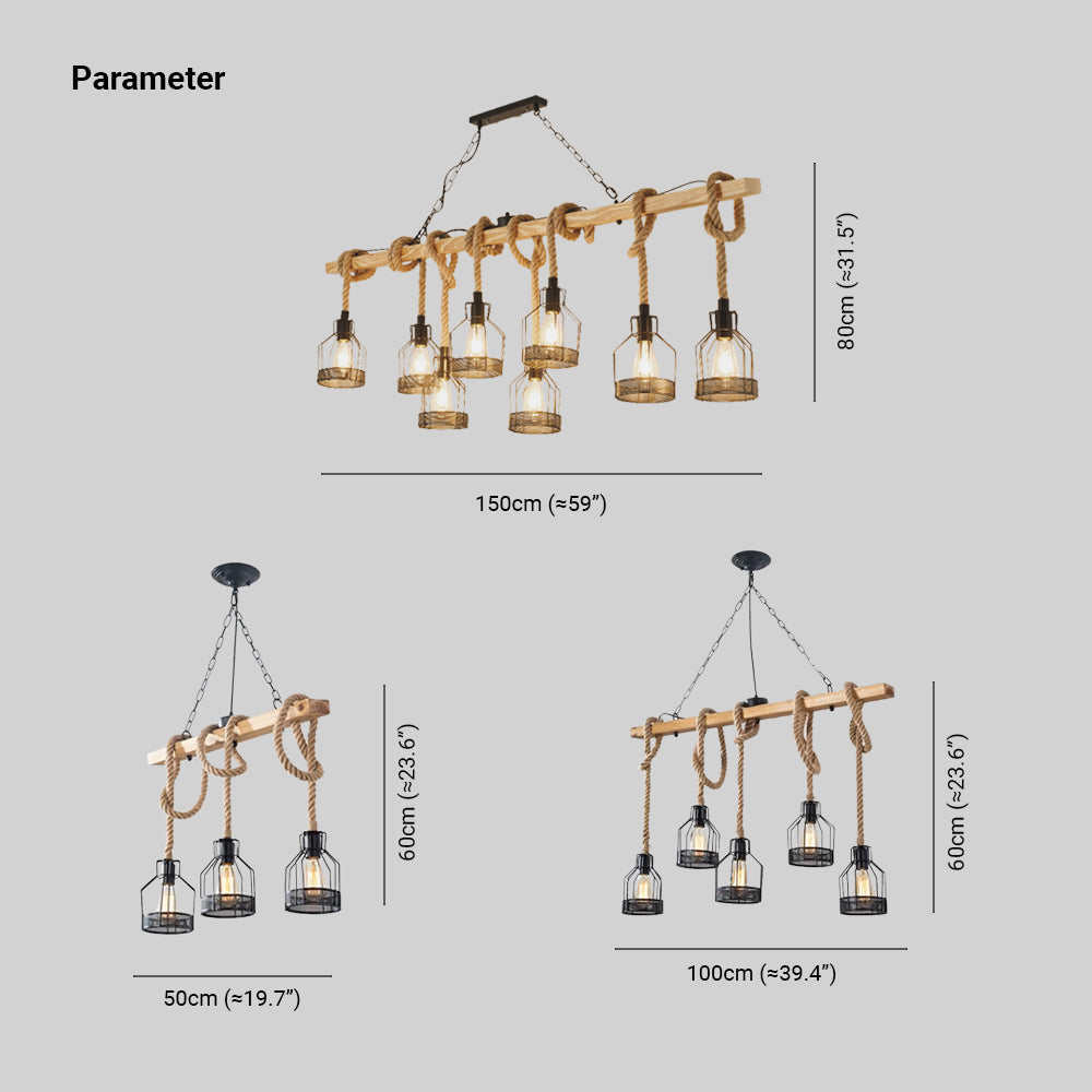 Epoch Lampe Suspension Industrielle Rétro LED en Métal Noir, Pour Bar - Neutralighting