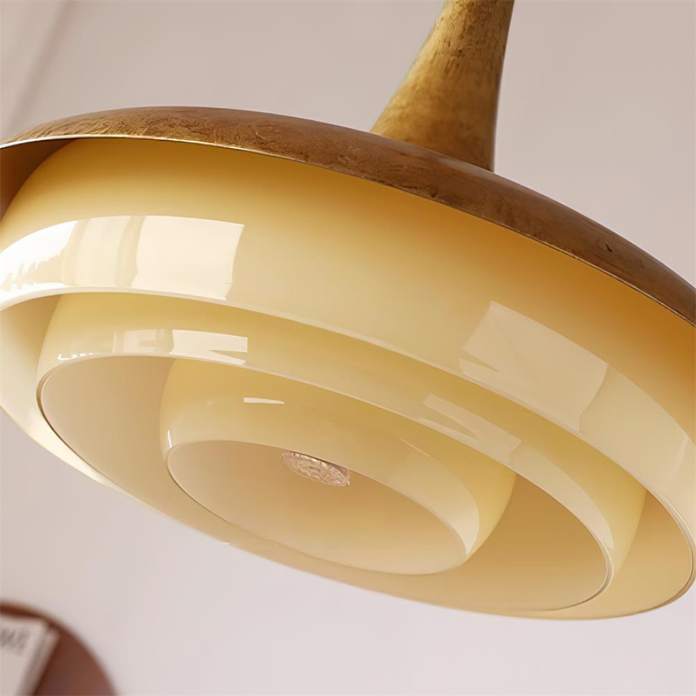 Tabit Suspension Vieilli Laiton Stratifié Verre - Neutralighting