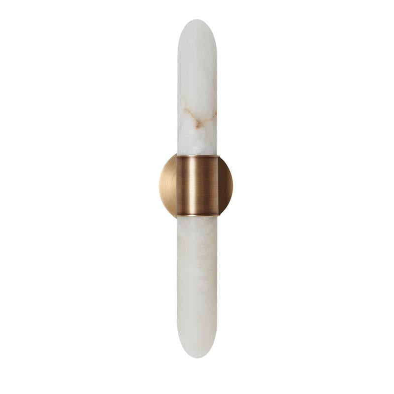 Elsolor Modern Minimalist Alabaster Wall Lamp - Lamp Copper