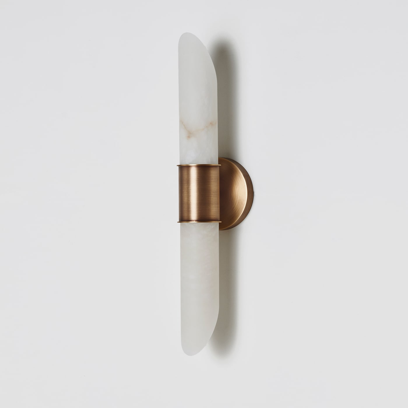 Elsolor Modern Minimalist Alabaster Wall Lamp - Lamp Copper