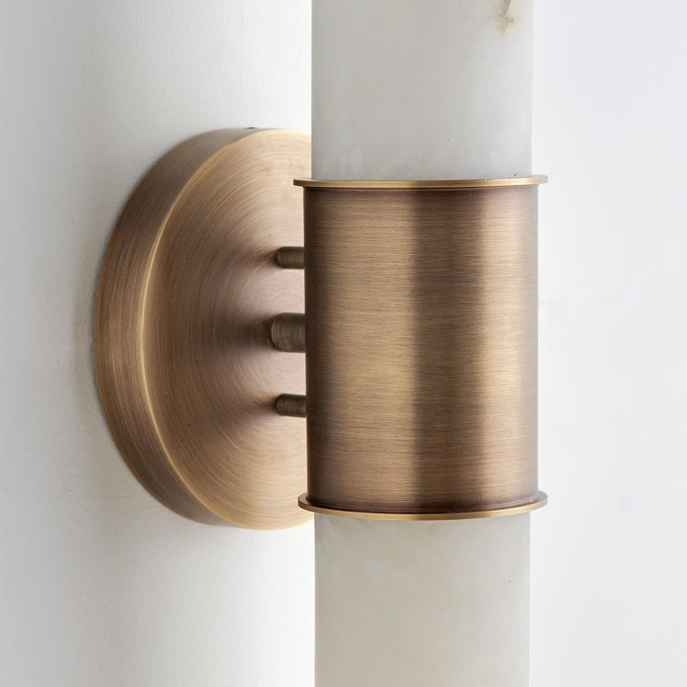 Elsolor Modern Minimalist Alabaster Wall Lamp - Lamp Copper