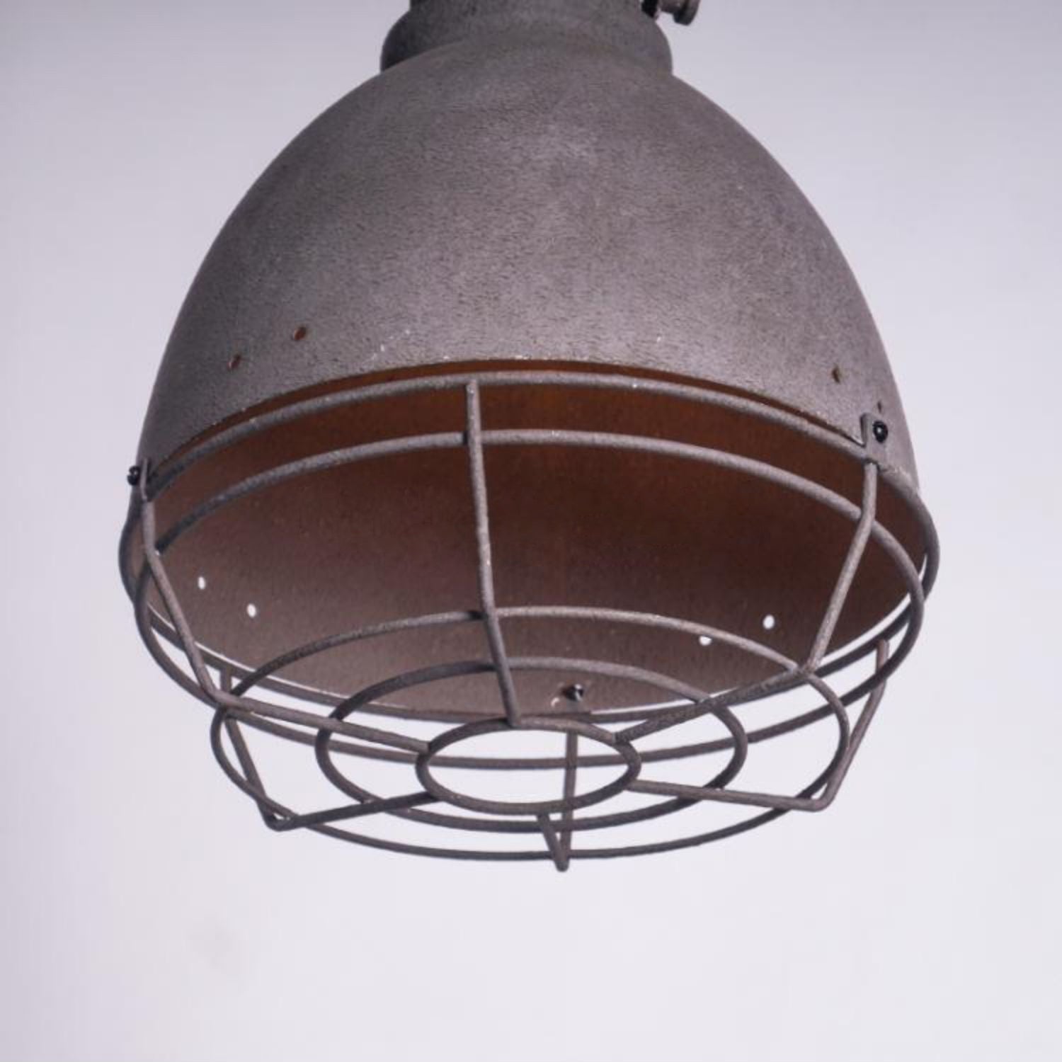 Evvynen Vintage Industrial Metal Pendant Light - Lamp Copper