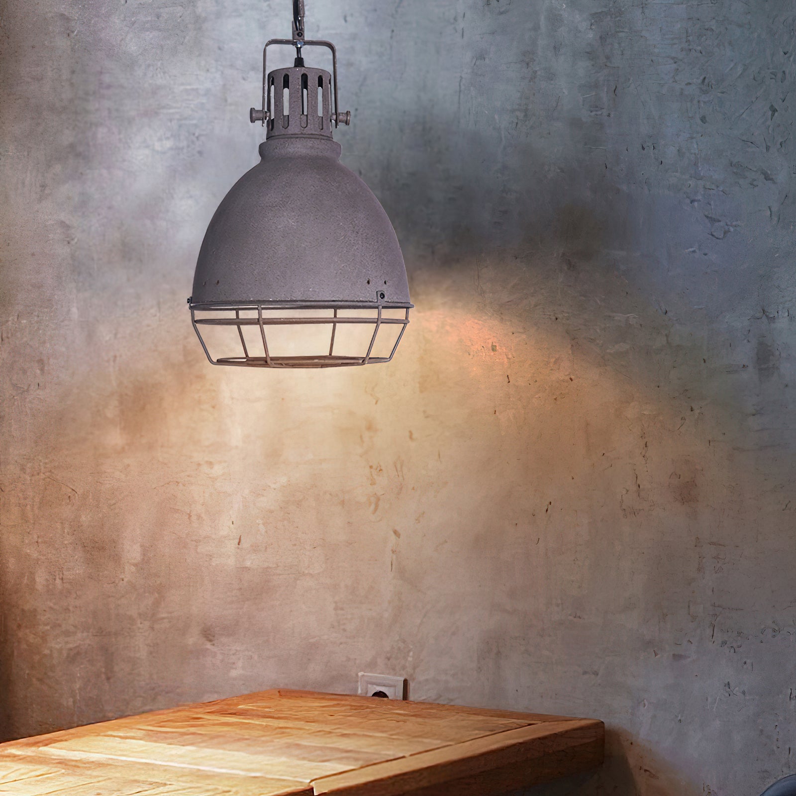 Evvynen Vintage Industrial Metal Pendant Light - Lamp Copper