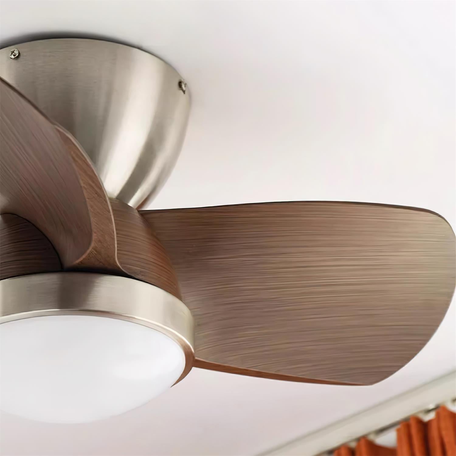 Plafonnier Ventilateur Ventra Moderne en Bois, vue de l'emballage
