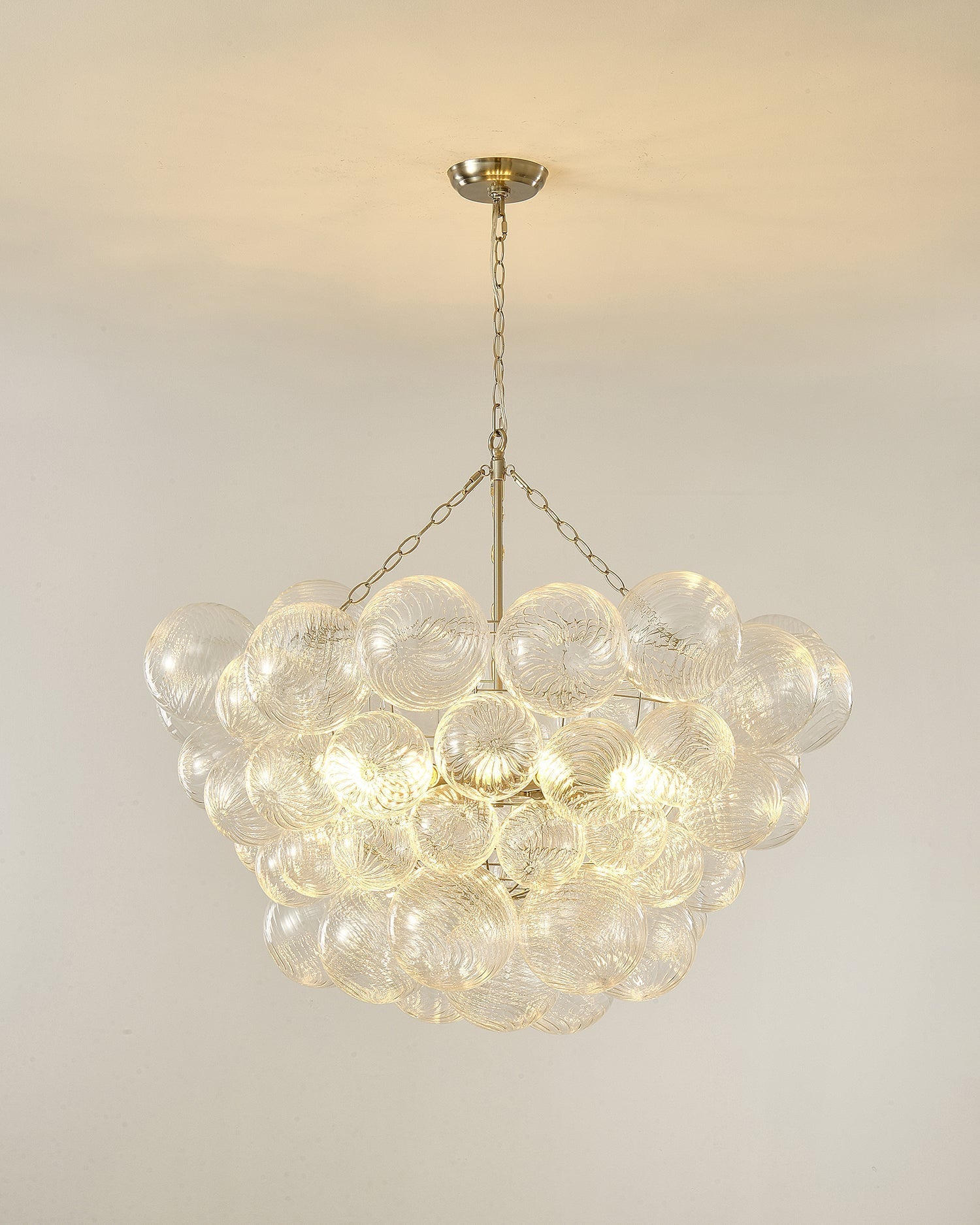 Talia Lustre Sphère en Verre Cascade - Neutralighting