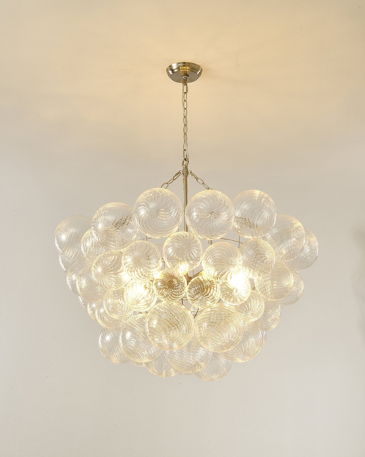 Talia Lustre Sphère en Verre Cascade - Neutralighting