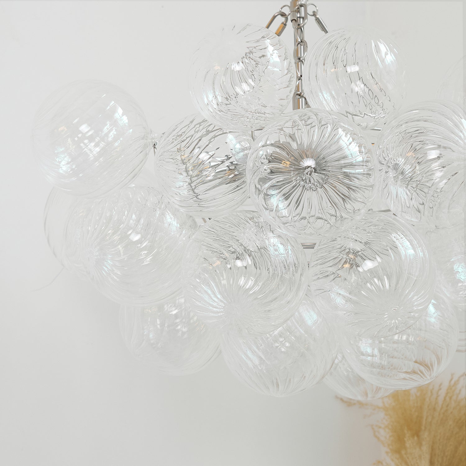 Talia Lustre Sphère en Verre Cascade - Neutralighting
