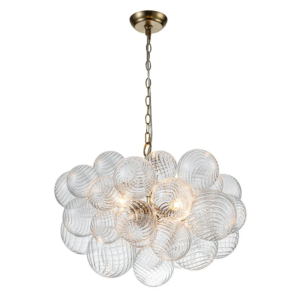 Talia Lustre Sphère en Verre Cascade - Neutralighting