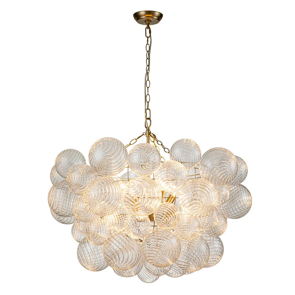 Talia Lustre Sphère en Verre Cascade - Neutralighting