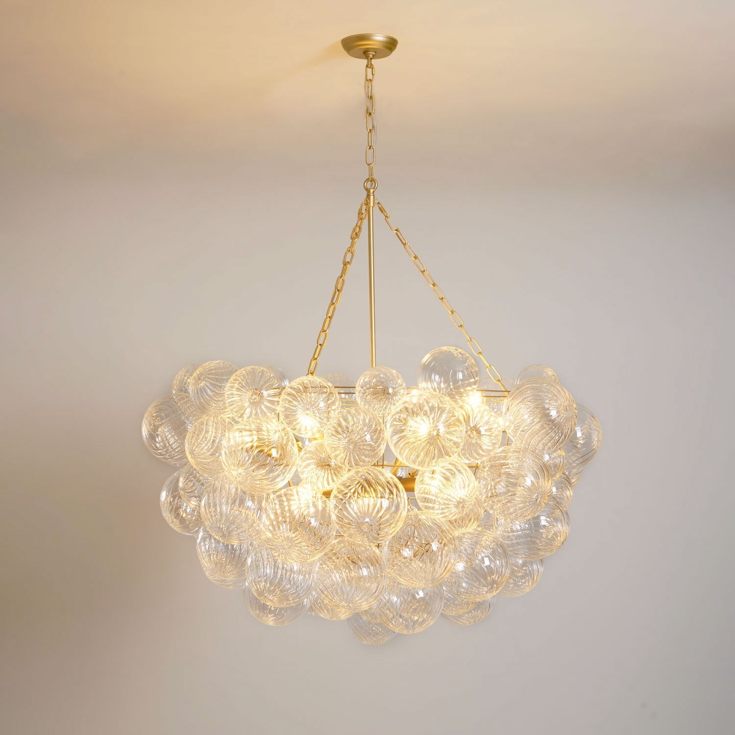 Talia Lustre Sphère en Verre Cascade - Neutralighting