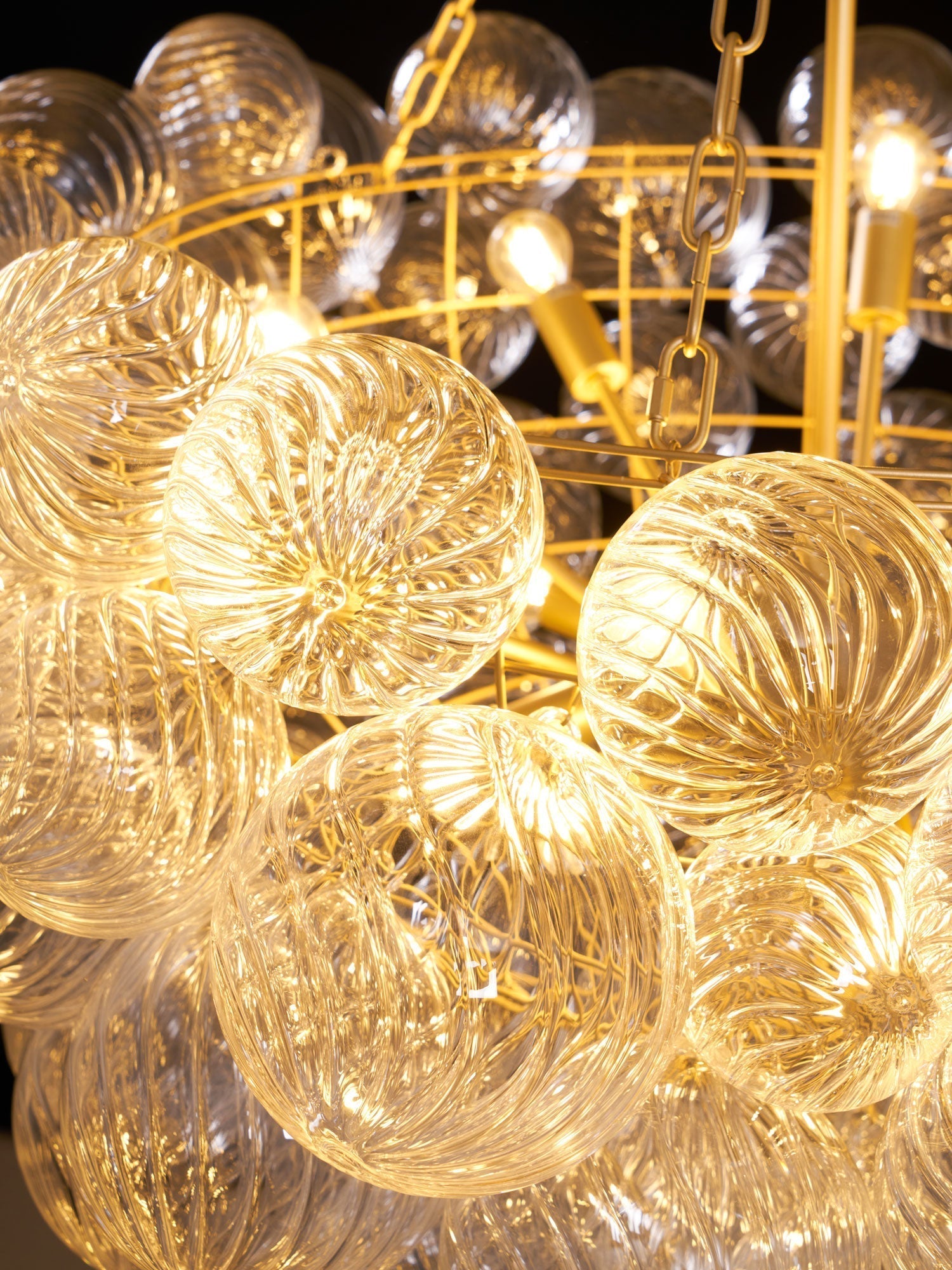 Talia Lustre Sphère en Verre Cascade - Neutralighting