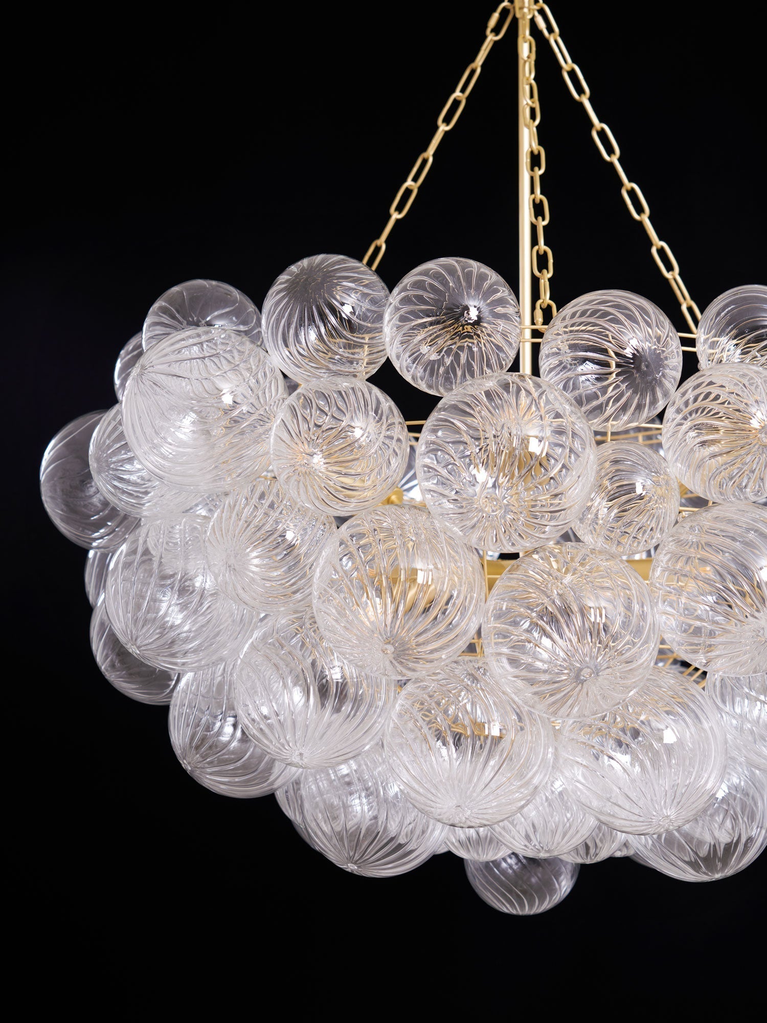 Talia Lustre Sphère en Verre Cascade - Neutralighting