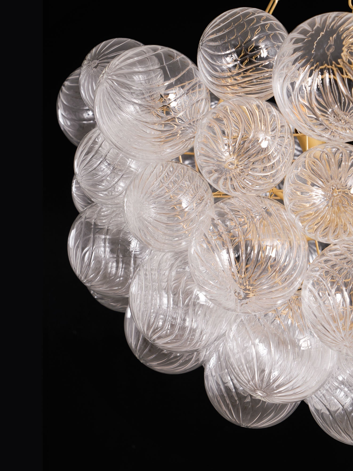 Talia Lustre Sphère en Verre Cascade - Neutralighting