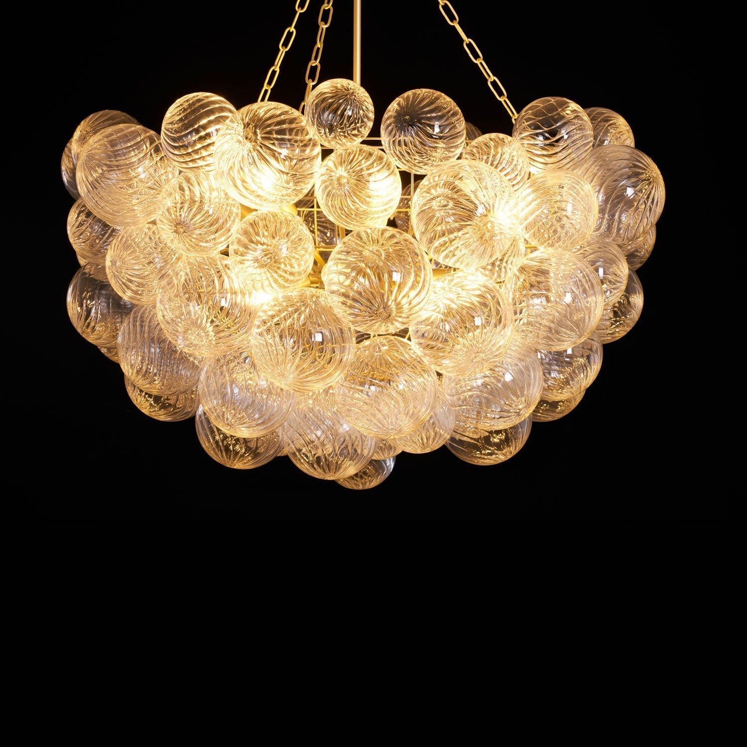 Talia Lustre Sphère en Verre Cascade - Neutralighting