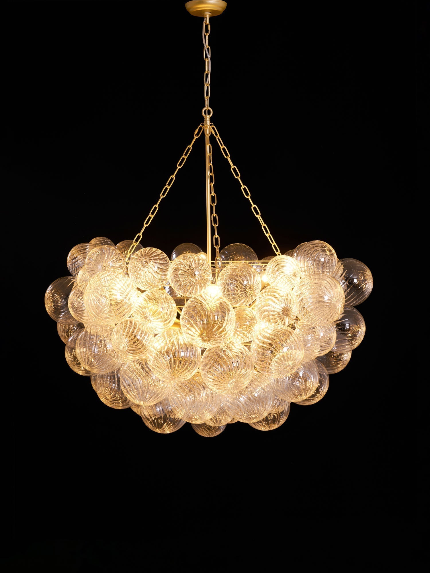 Talia Lustre Sphère en Verre Cascade - Neutralighting