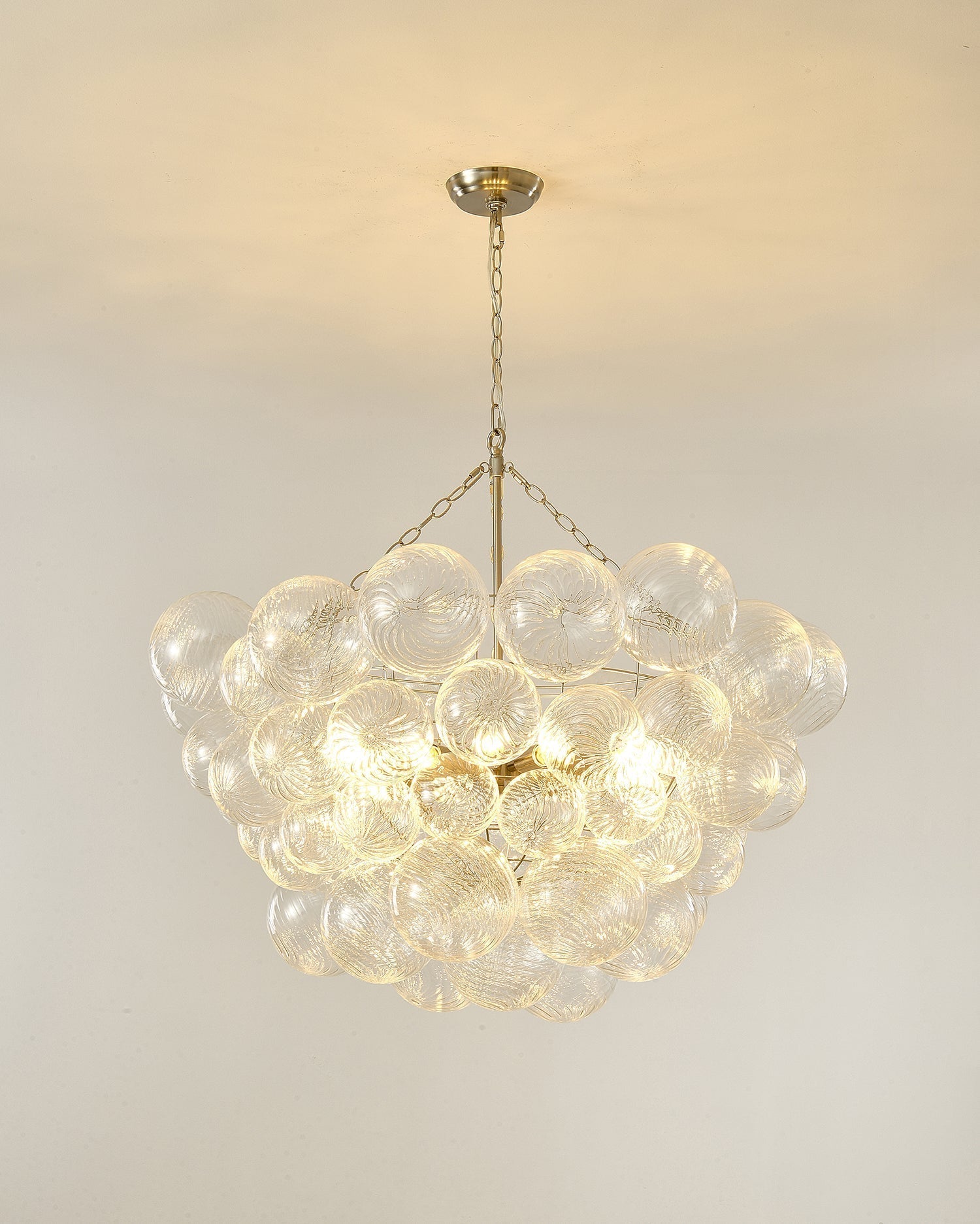 Talia Lustre Sphère en Verre Cascade - Neutralighting