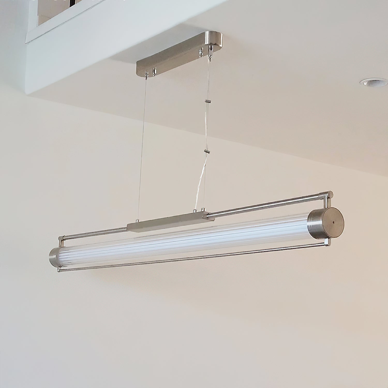Lylorel Modern Minimalist Wand Glass Pendnat Lamp - Lamp Copper