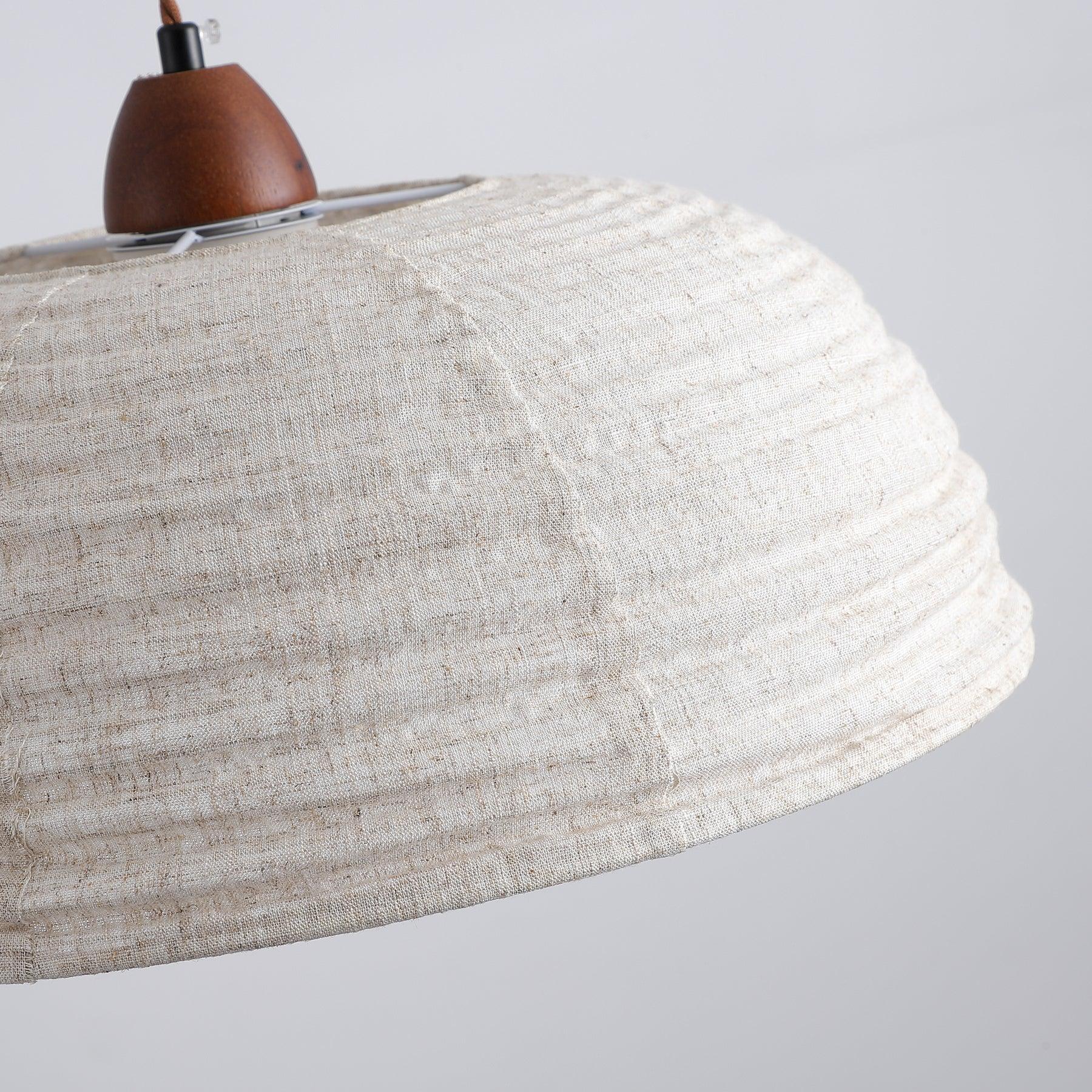 Evano Lustra Lampe Suspendue Dôme Tissé Élégante - Neutralighting