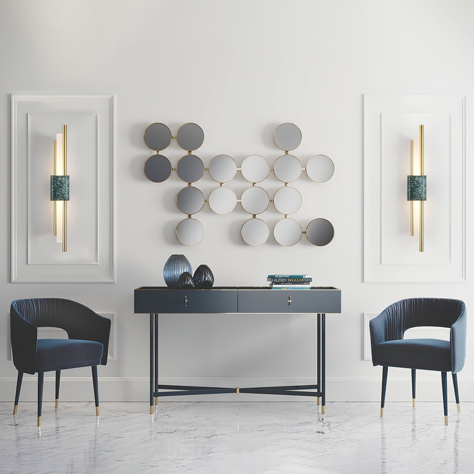 Mildred Lampe Murale en Marbre Art Nordique Premium - Neutralighting