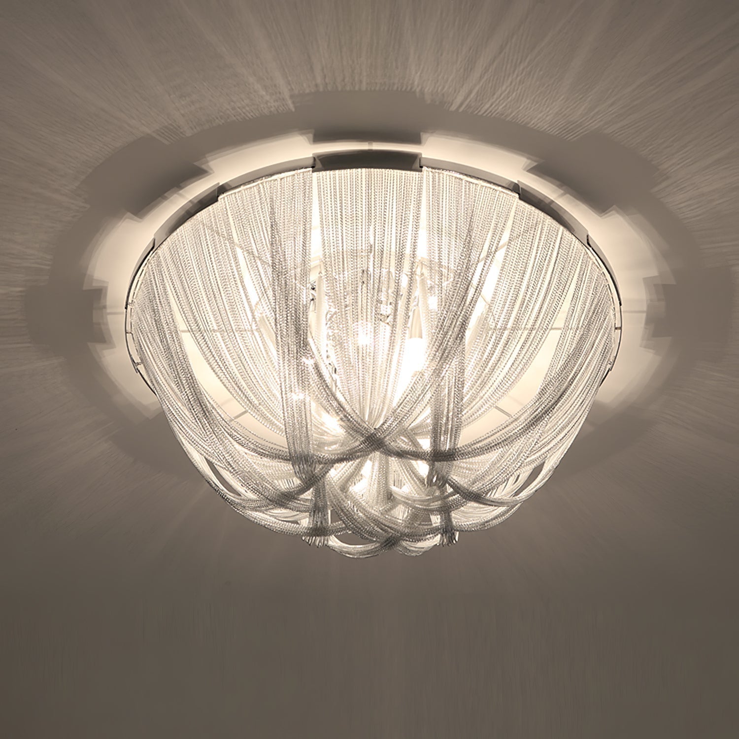 Tassel Aluminum Chain Ceiling Light - Blowlighting