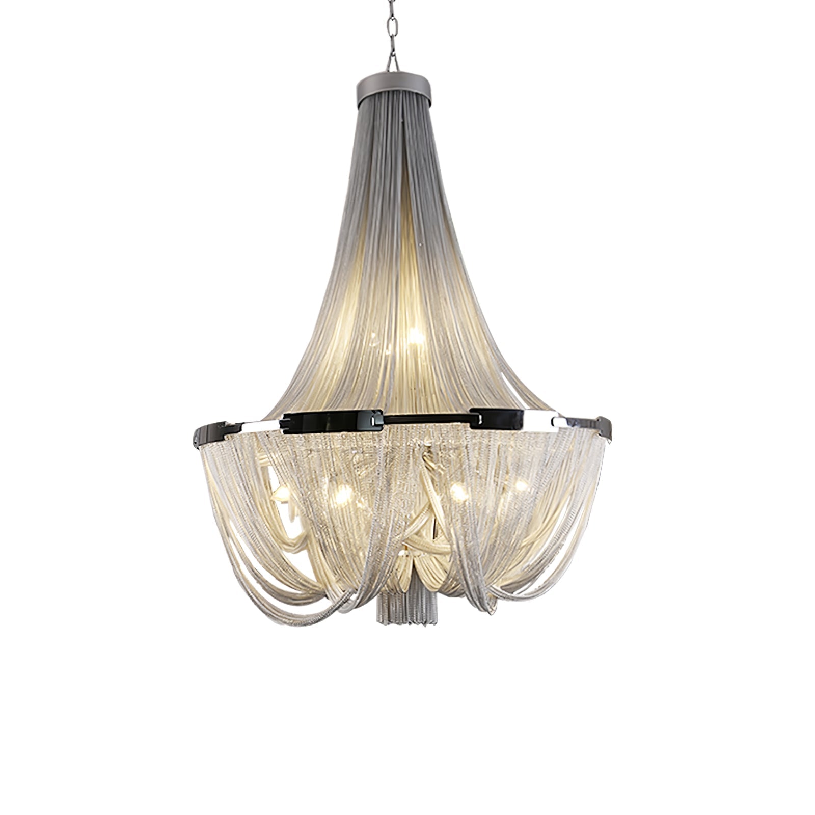 Solara Chandelier Gland Chaîne en Aluminium - Neutralighting