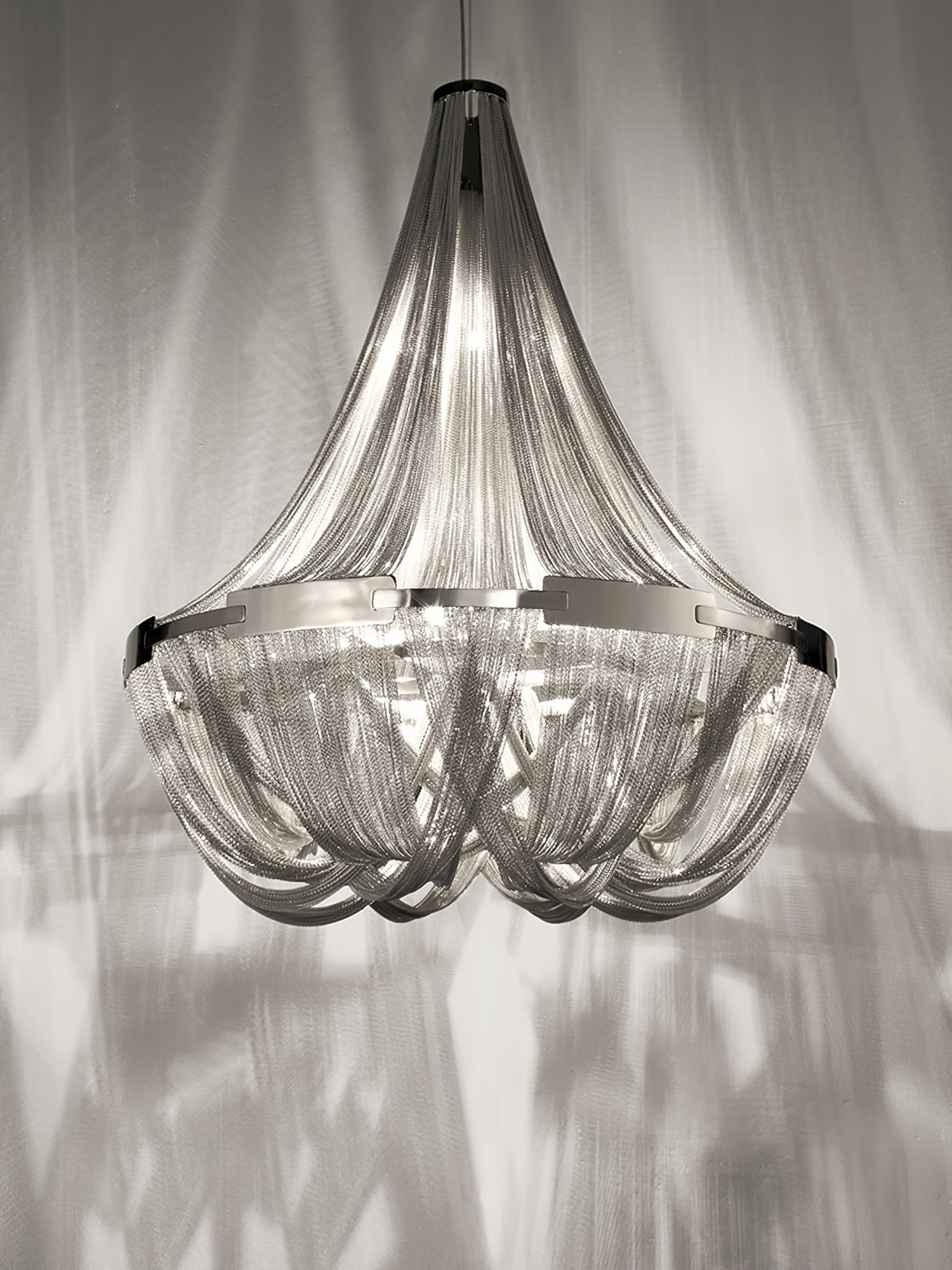 Solara Chandelier Gland Chaîne en Aluminium - Neutralighting