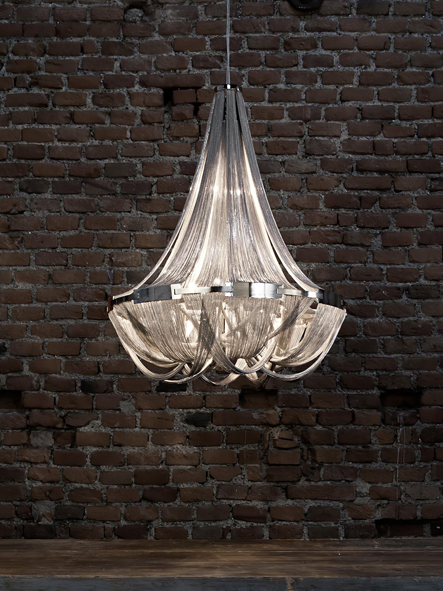 Solara Chandelier Gland Chaîne en Aluminium - Neutralighting
