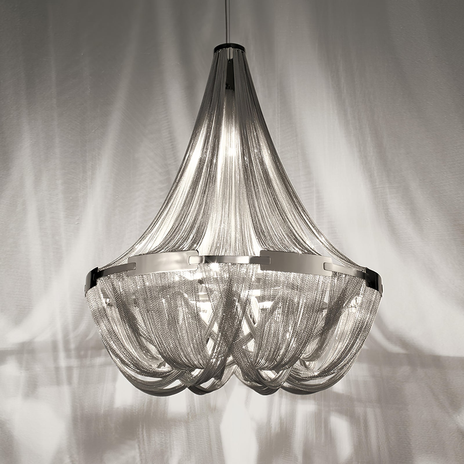 Solara Chandelier Gland Chaîne en Aluminium - Neutralighting
