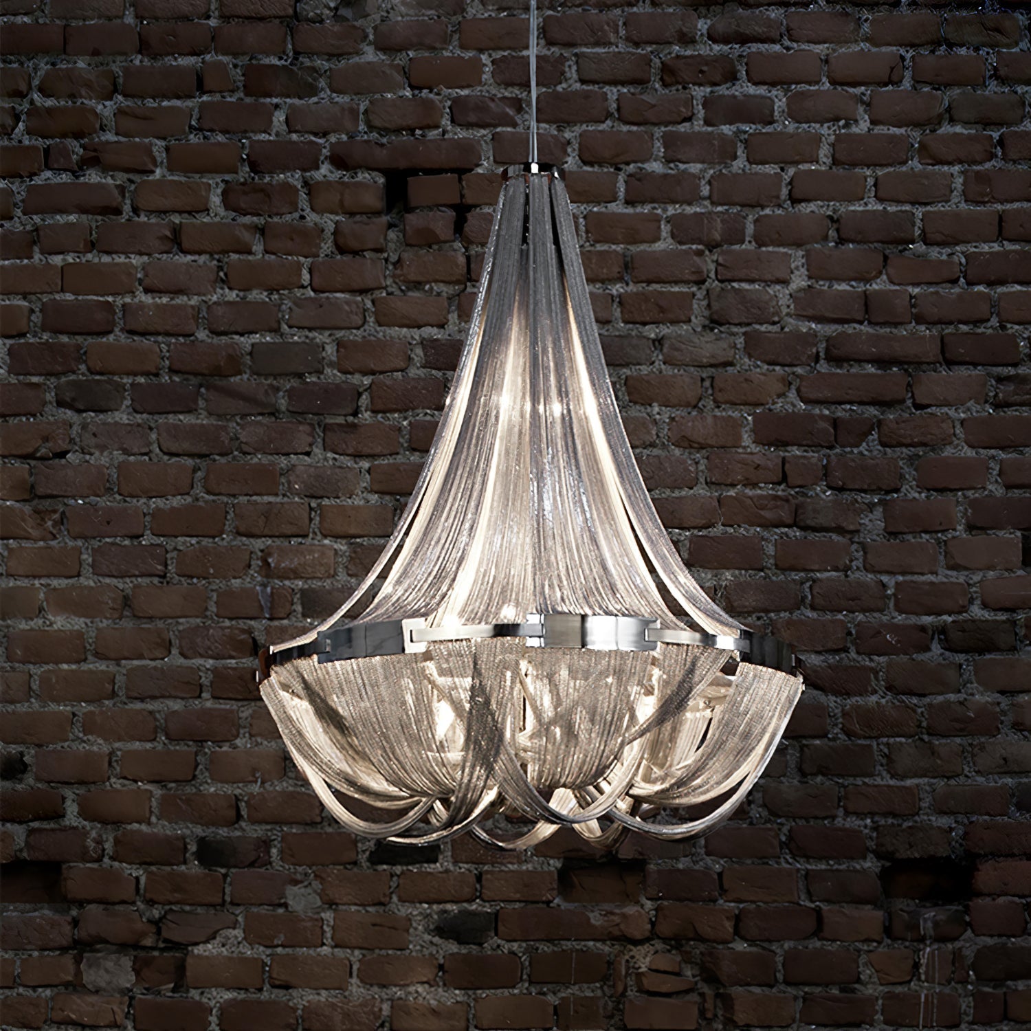 Solara Chandelier Gland Chaîne en Aluminium - Neutralighting