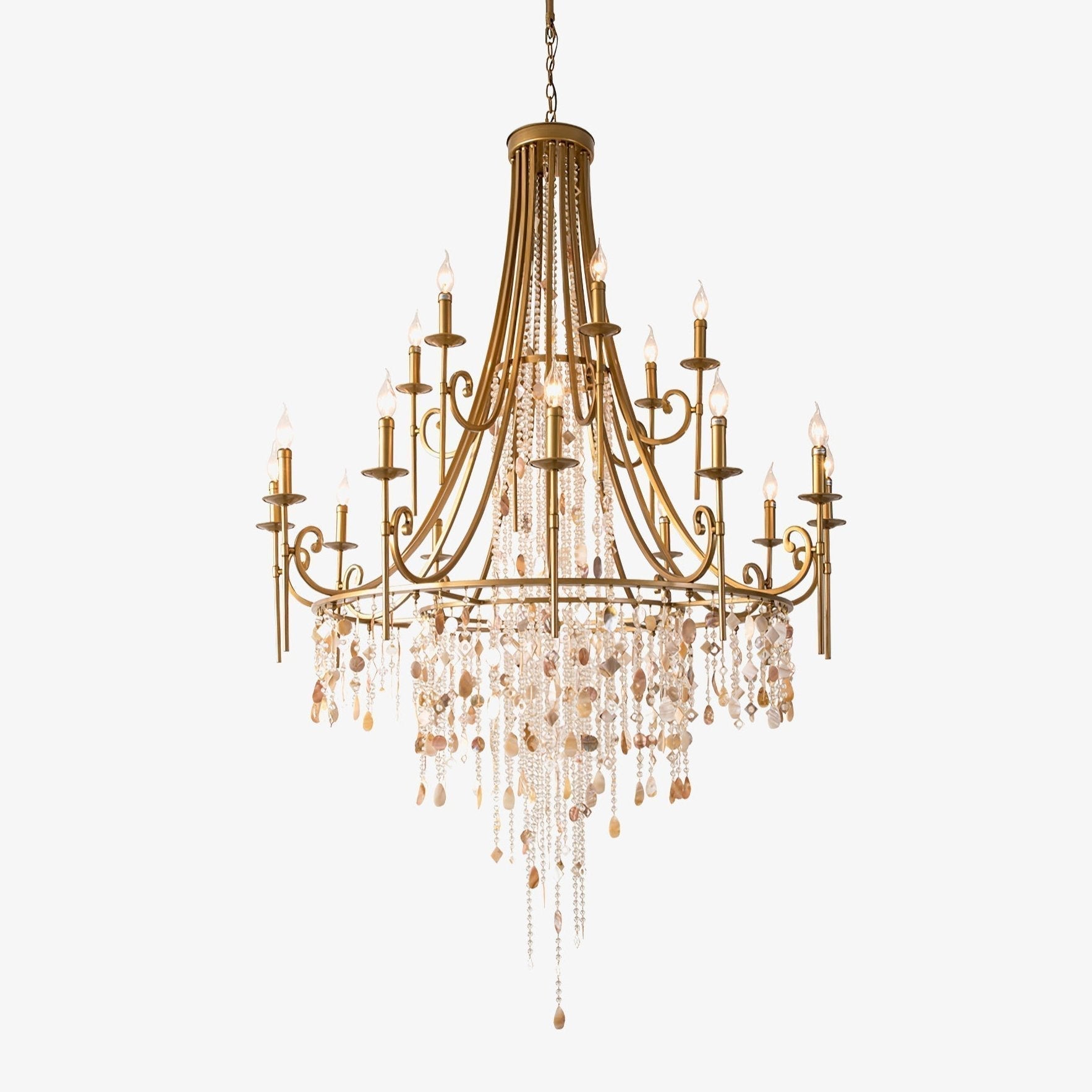 Errina Lustre Postmoderne Luxe Coquille Cristal - Neutralighting
