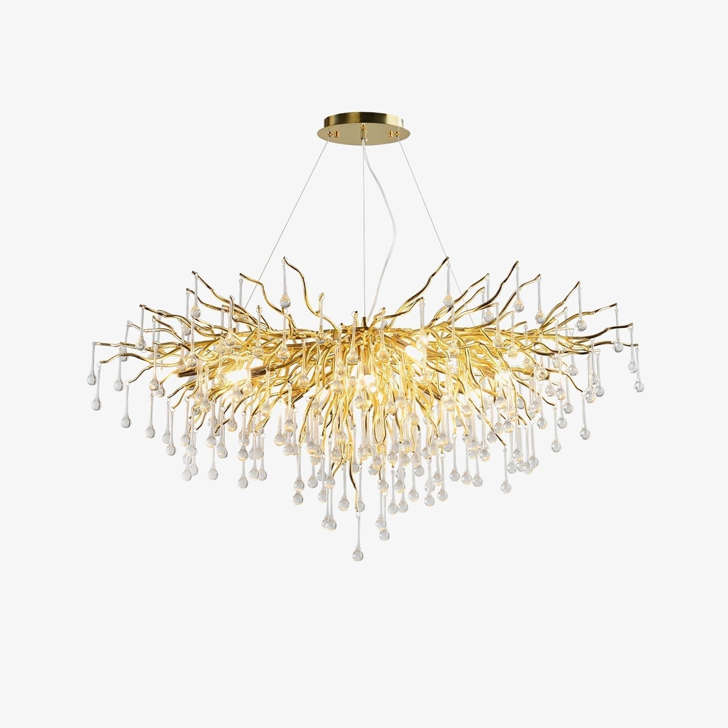Teardrop Crystal Chandelier - Blowlighting