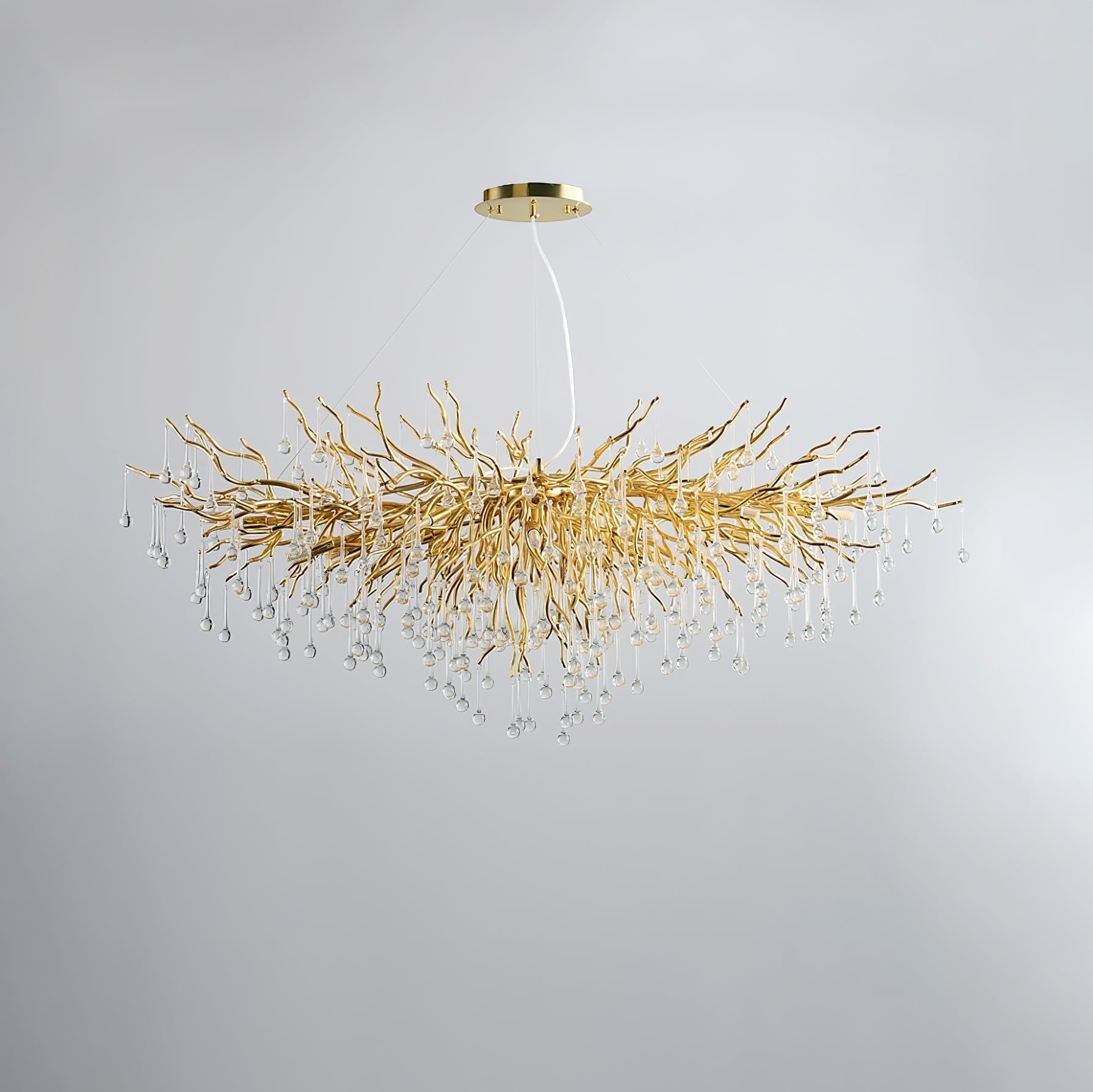 Teardrop Crystal Chandelier - Blowlighting