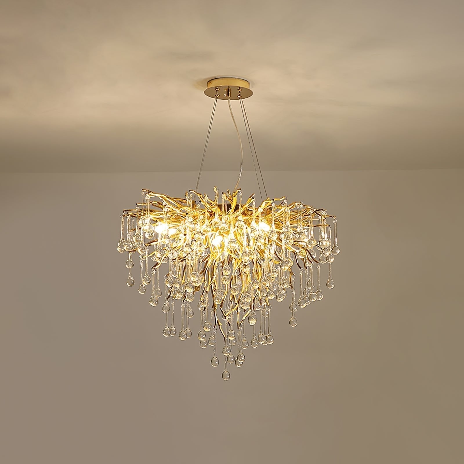 Teardrop Crystal Chandelier - Blowlighting