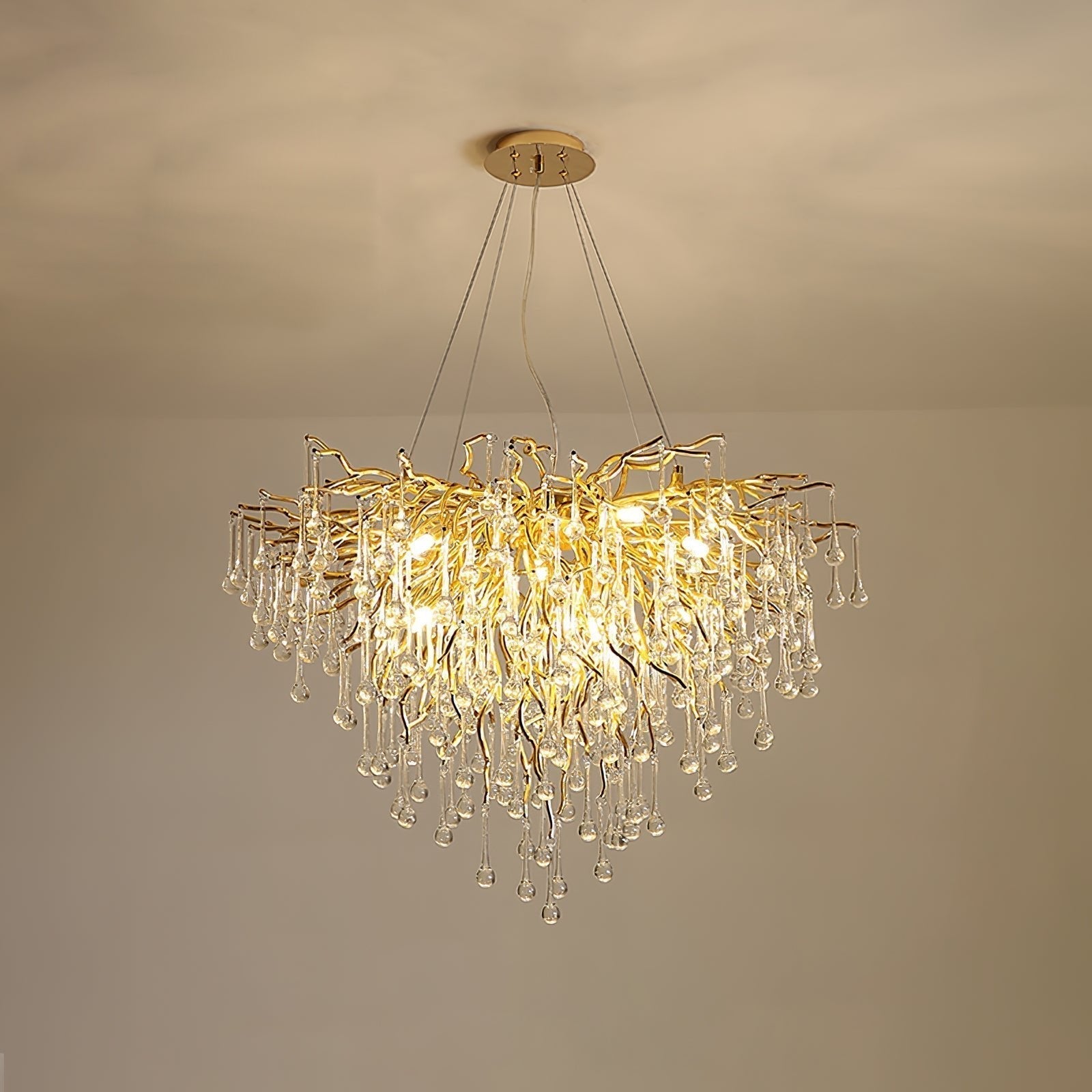 Teardrop Crystal Chandelier - Blowlighting
