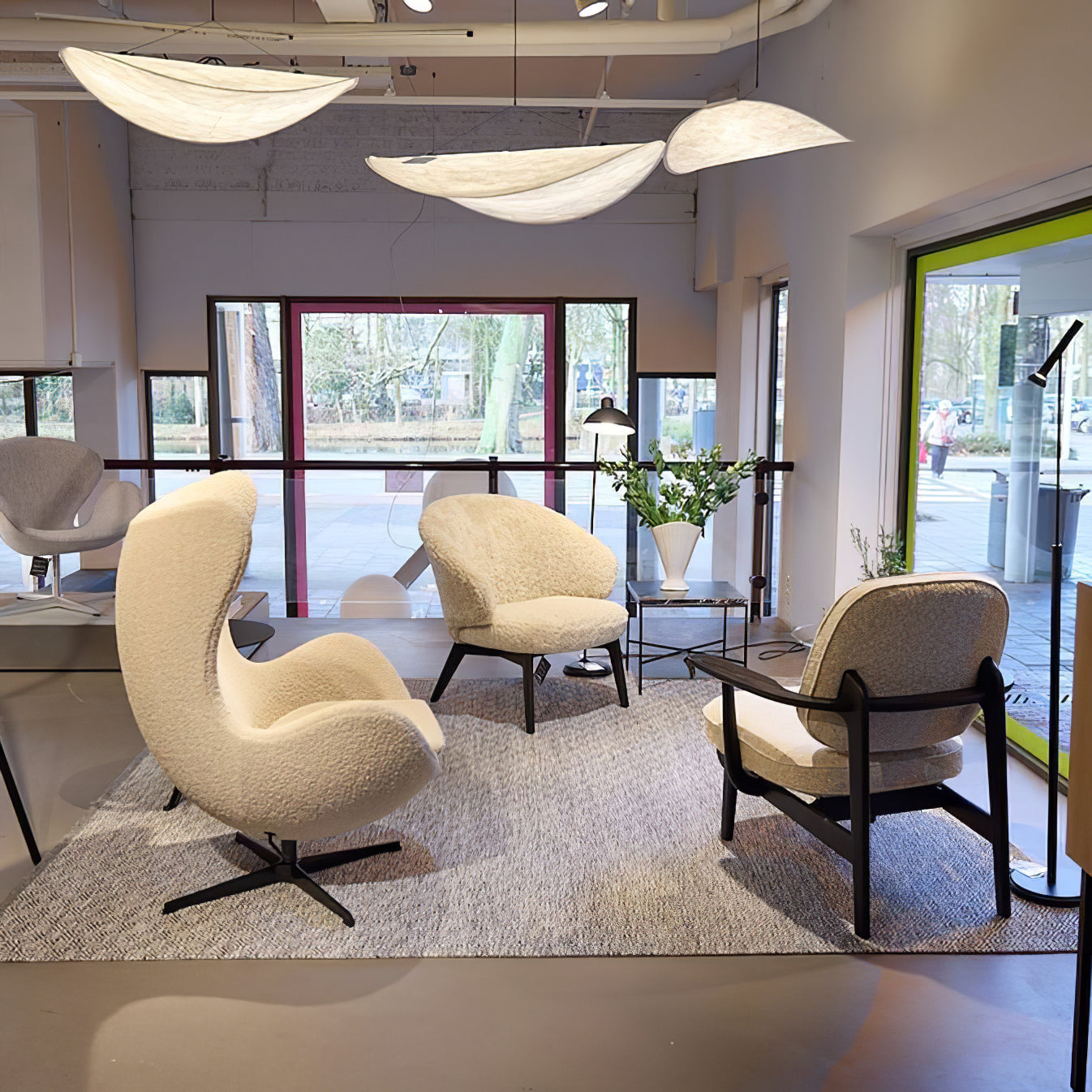 Elyno Lampe Suspension Sculpturale en Tissu - Neutralighting