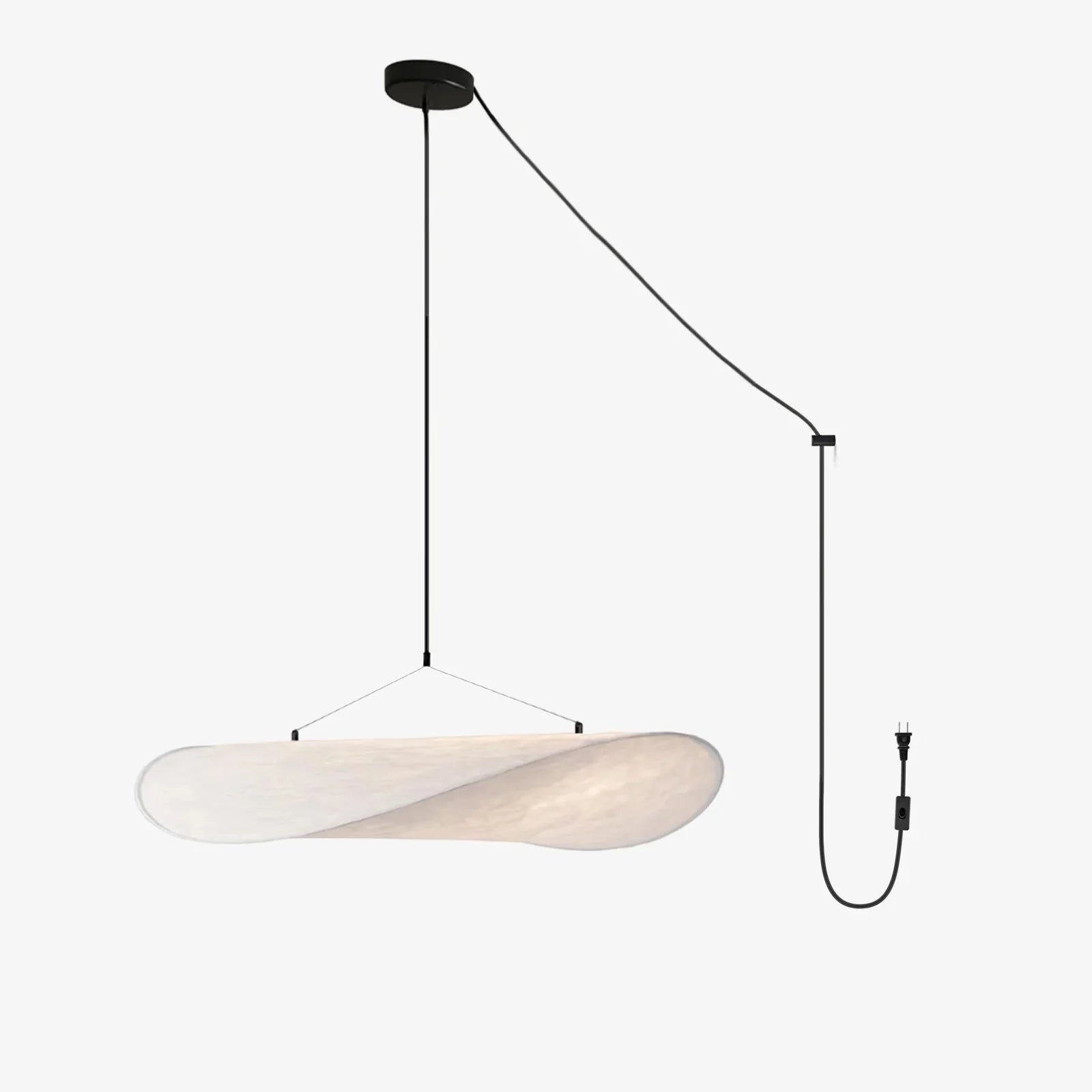 Elyno Lampe Suspension Sculpturale en Tissu - Neutralighting