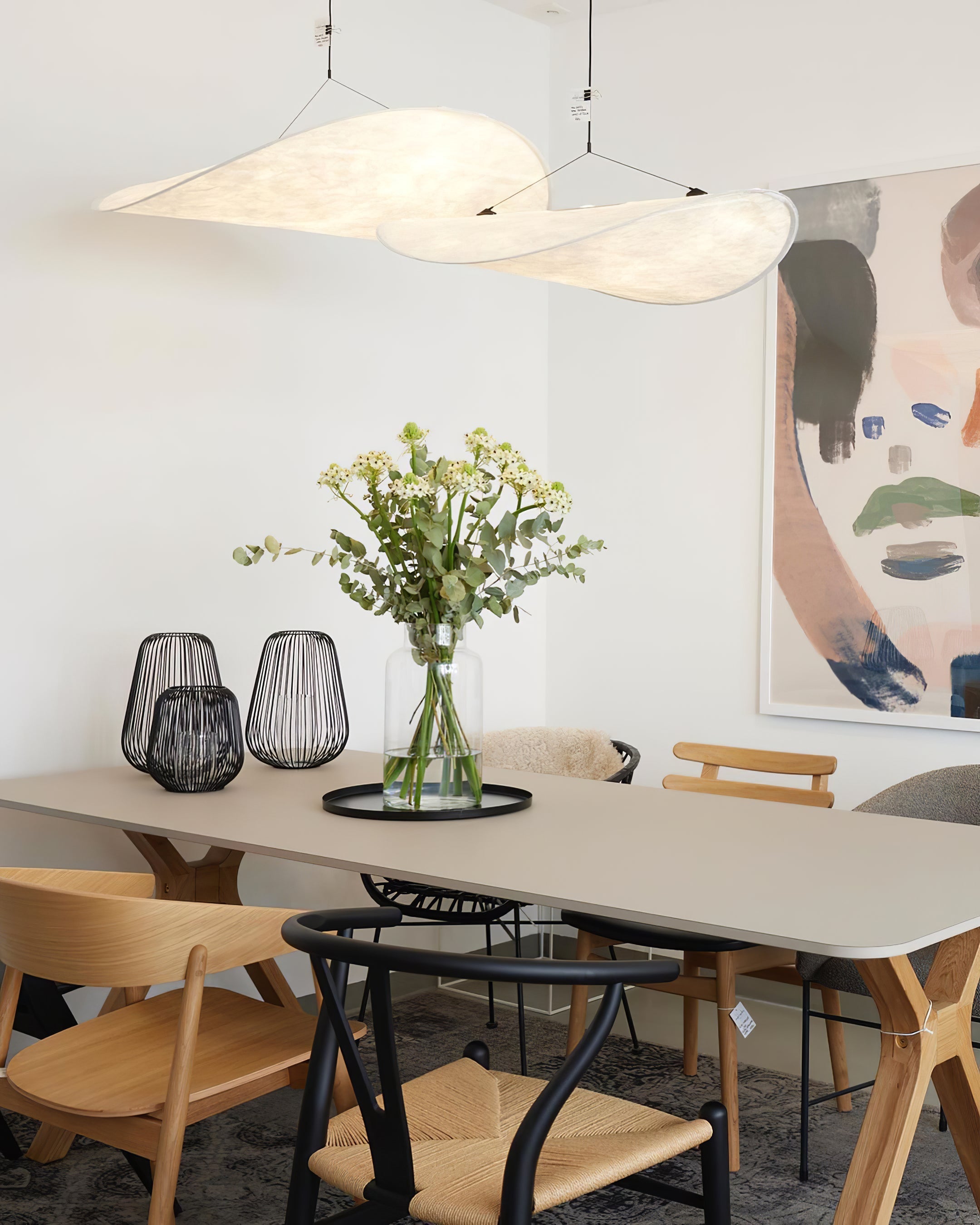 Elyno Lampe Suspension Sculpturale en Tissu - Neutralighting